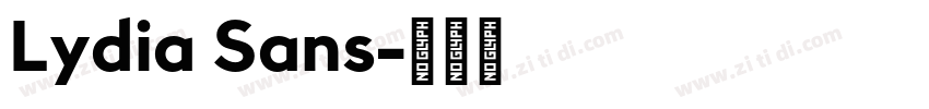 Lydia Sans字体转换